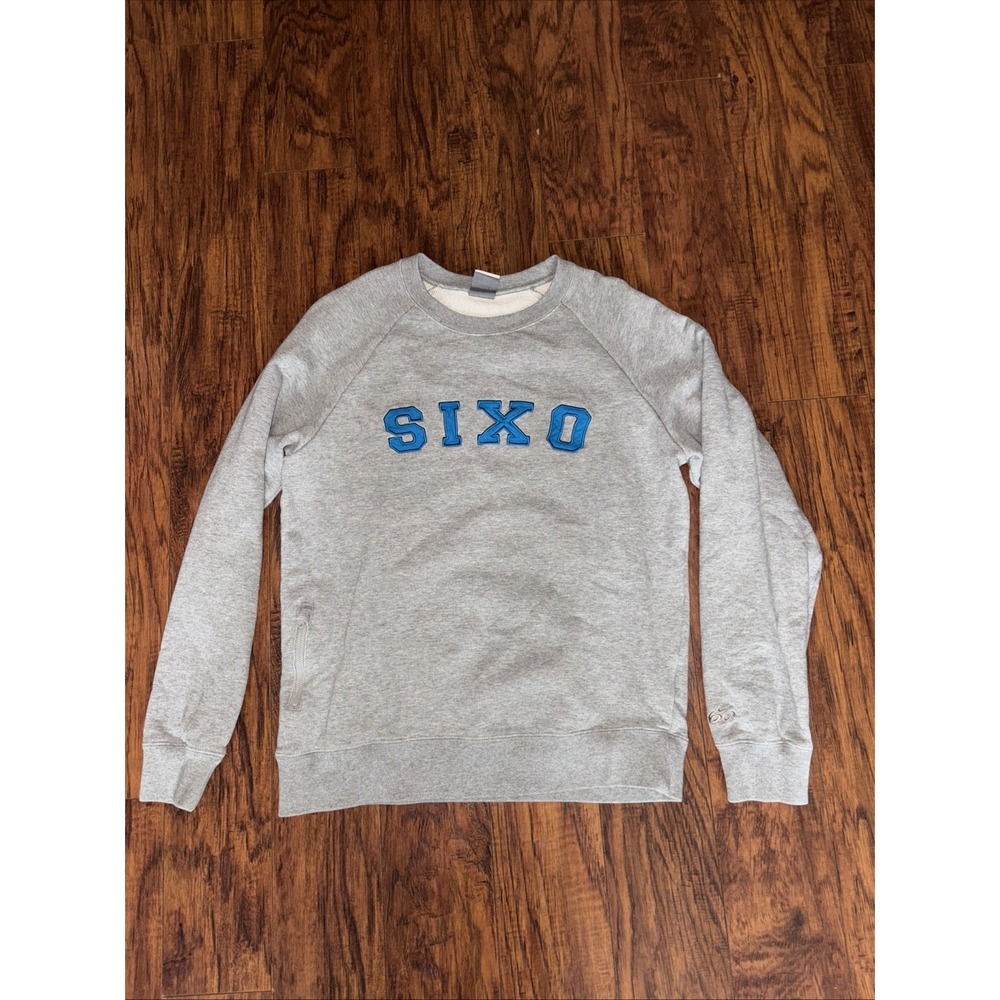 Nike Men's Gray Sweatshirt 6.0 Crewneck Pullover SIX0 Size Medium